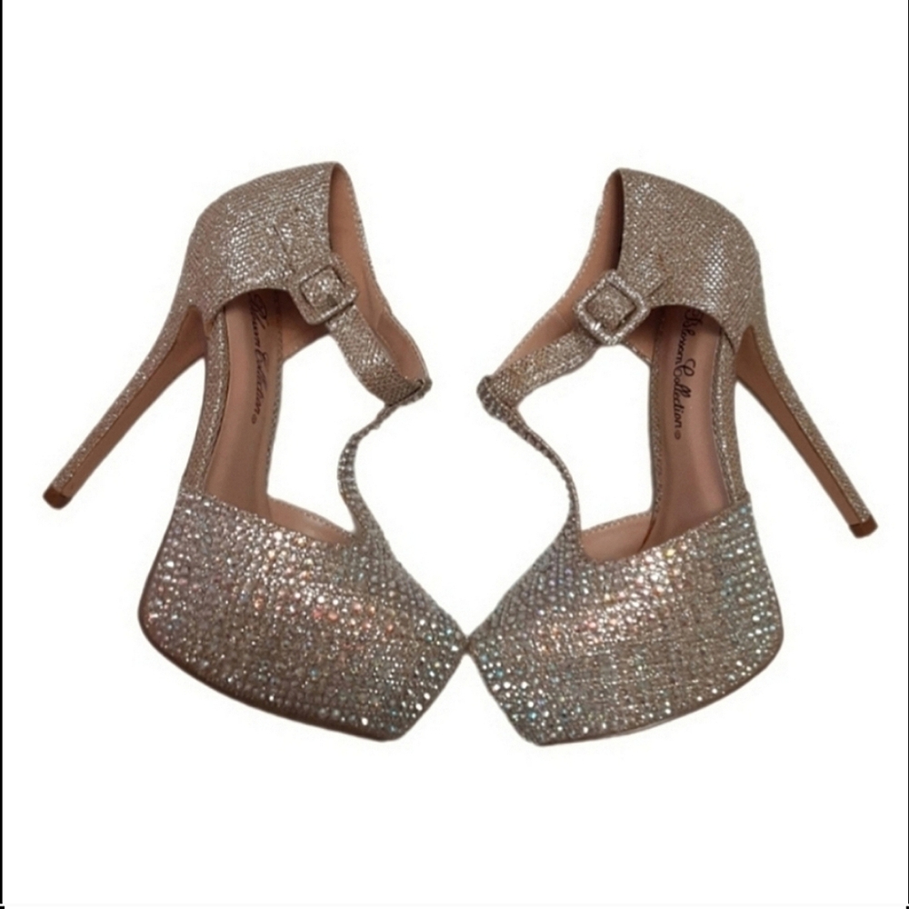 De Blossom Formal High Heel Shoes Womens Size 6